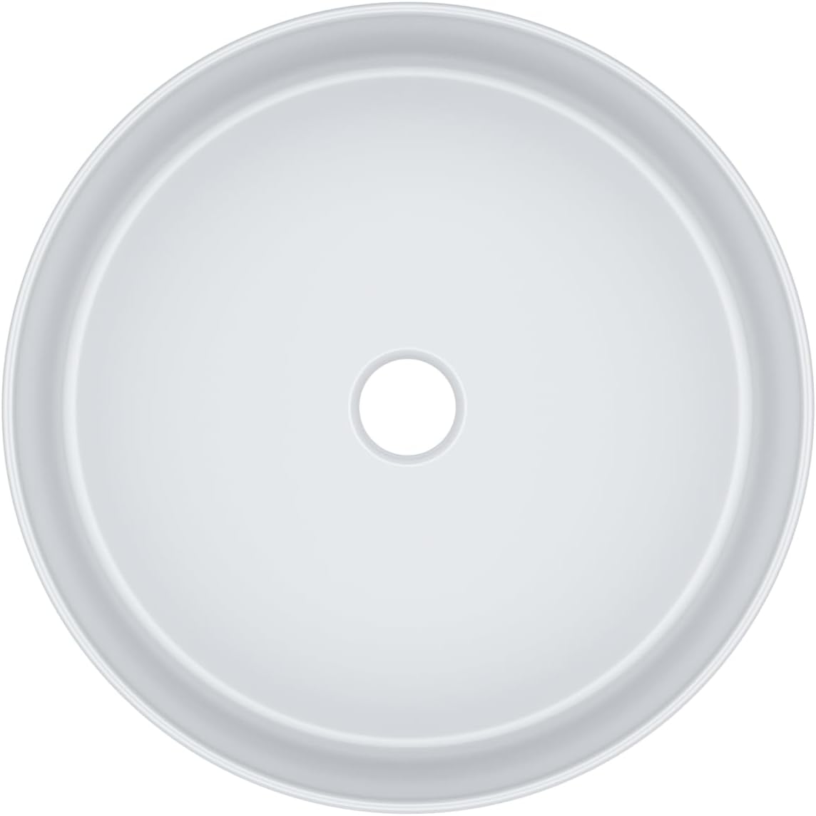 Bowl Sinks For Bathrooms 15in X15in  White Round Vessel Sink With Vertical Stripe Smal Above Counter Bathroom Sink White Porcelain Bowl Sink Bathrooms Ceramic Deep Modern Artistic Basin Sinks