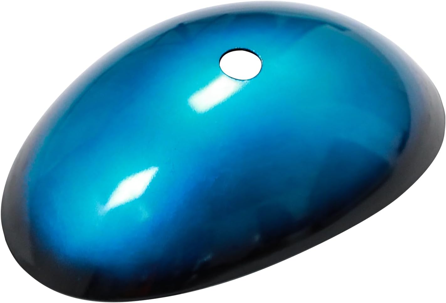 Bowl Sinks For Bathrooms 21in  Blue Glass Vessel Sink With Faucet And Drain Combo Modern Boat Shape Artistic Basin Bathroom Vessel Sink Above Counter Small 6in  Deep Oval Vessel Sink Lof-BL33553