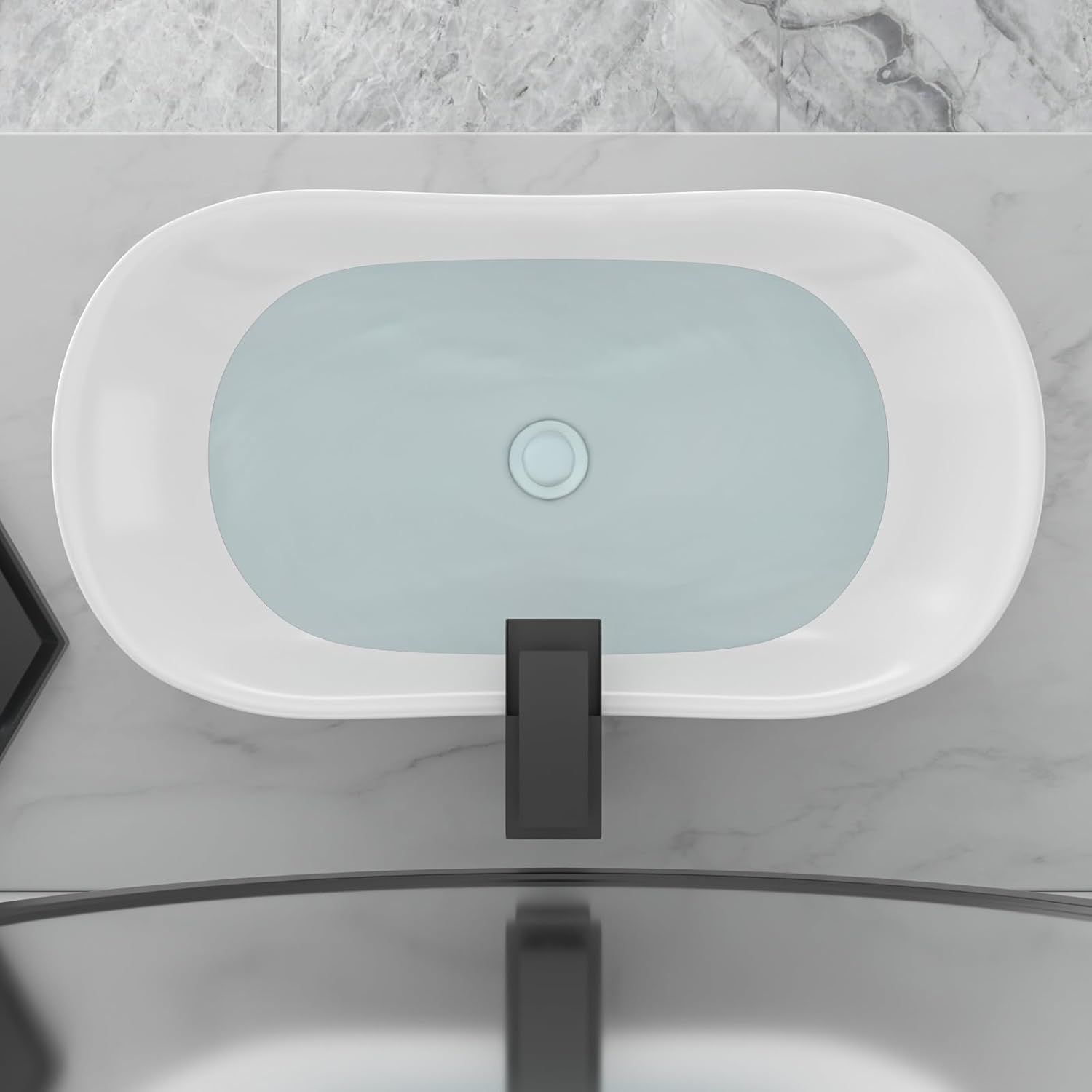 Bowl Sinks For Bathrooms 17in  x 11in  Oval White Vessel Sink Modern Boat Shape Artistic Basin Bathroom Vessel Sink Above Counter White Porcelain Ceramic Vessel Sink Small Deep Vessel Sink