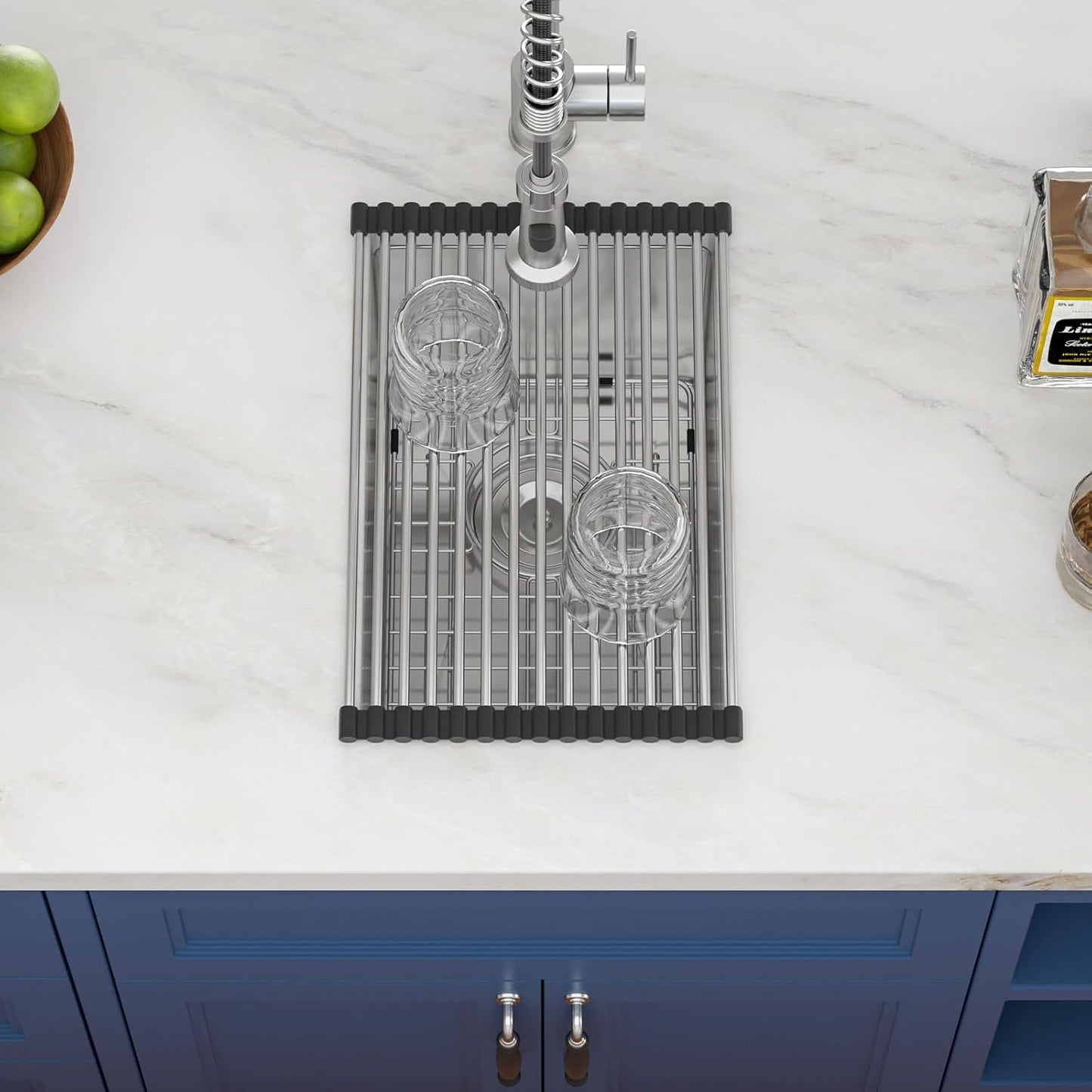 10in  x 18in  Stainless Bar Sink Undermount Wet Bar Prep Sink Stainless Steel 16 Gauge Deep Handmade Single Bowl Undermount Kitchen Sink Basin