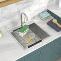 22in  x 22in  x 12in  Laundry Sink Utility Sink Drop in Topmount 16 Gauge Stainless Steel 12in  Deep Single Bowl Deep Laundry Utility Rv Outdoor Sink Basin